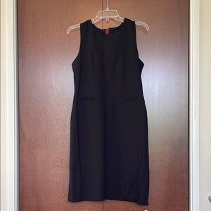 Anne Klein Black Sleeveless Sheath Dress